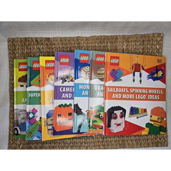 Other - Lot of 7 DK Lego Bulding, Creating, Imagination Books Kids Beginners EUC